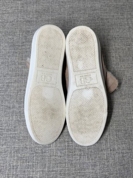 GB Thread-Up Suede Faux Shearling Sneaker Booties Sierra Tan 7 1/2 - Picture 9 of 9